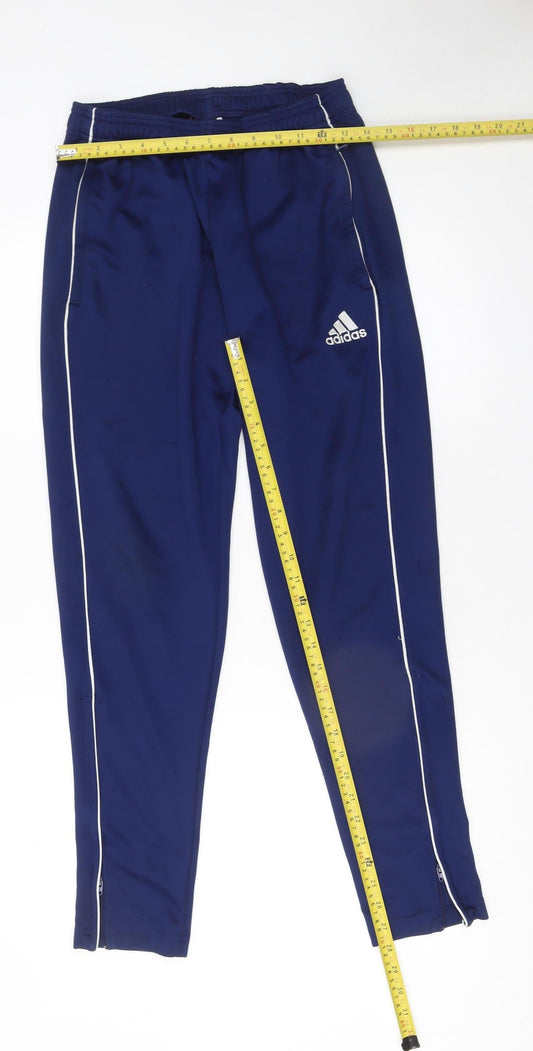 Mens UK Size M adidas Regular Fit Jogger Blue Trousers