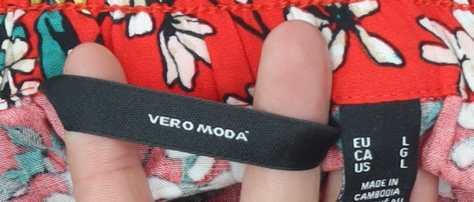 Womens UK Size L VERO MODA A-Line Jersey Skirt