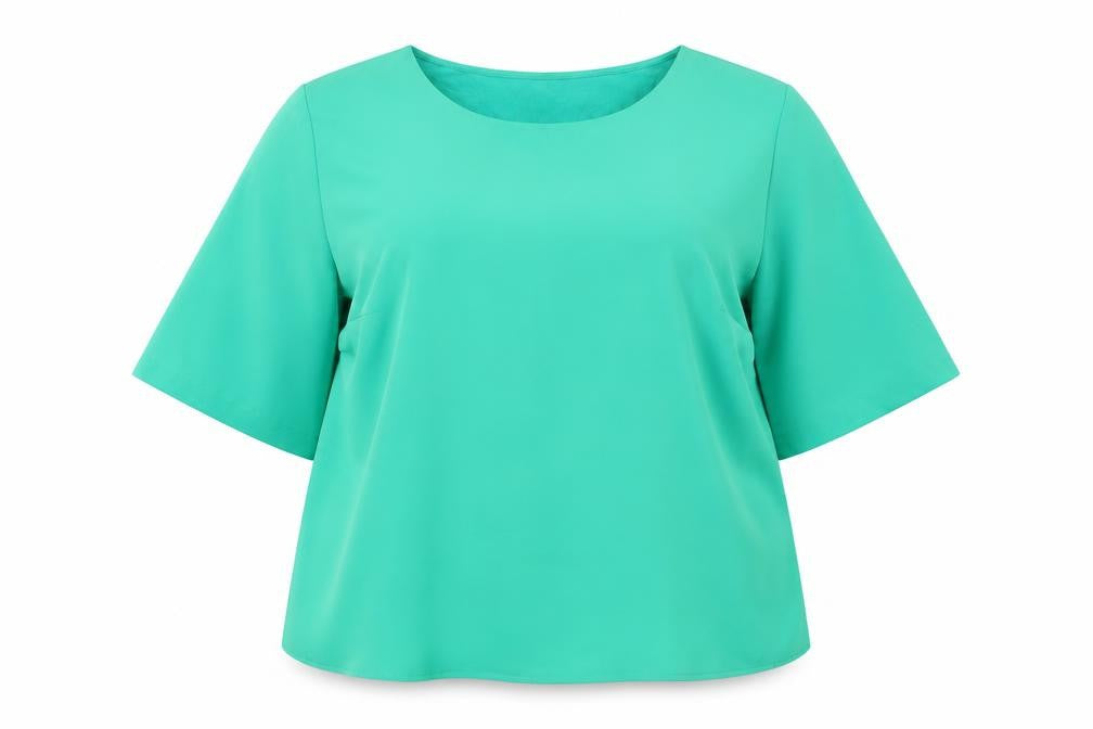 Womens UK Size 12 Dunnes Stores Green Basic Blouse