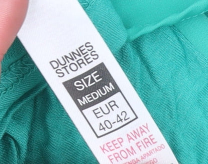 Womens UK Size 12 Dunnes Stores Green Basic Blouse