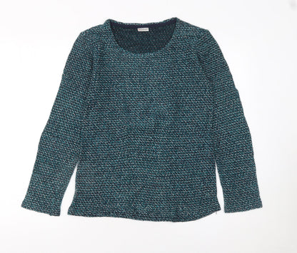 Womens UK Size S Damart Blue Pullover Jumper