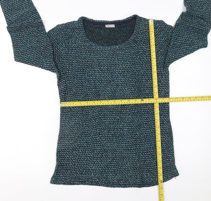 Womens UK Size S Damart Blue Pullover Jumper