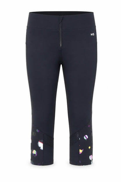 Womens UK Size S St. Bernard Slim Fit Capri Black Leggings