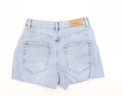 Womens UK Size 8 Stradivarius Relaxed Fit Mom Shorts