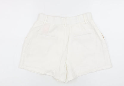 Womens UK Size 8 Stradivarius Regular Fit Chino Shorts