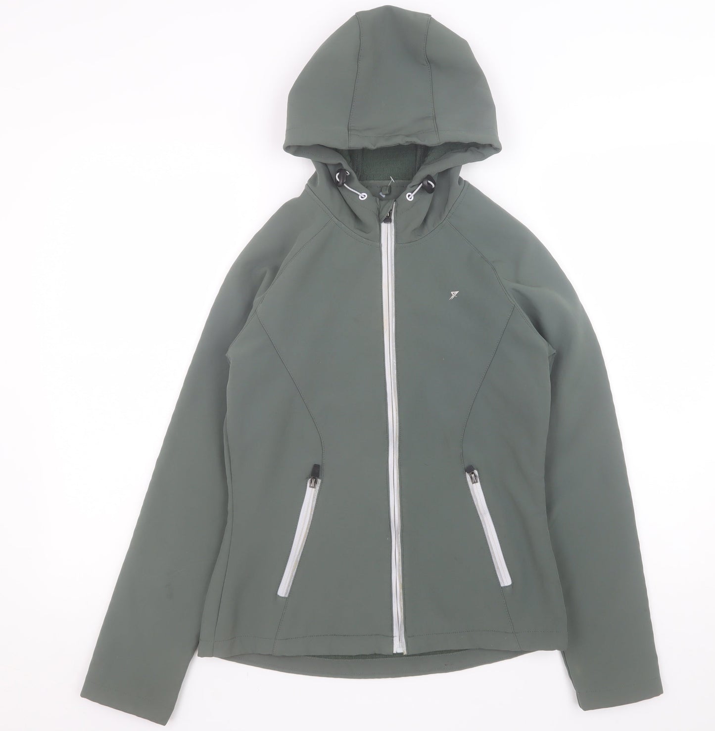 Womens UK Size XS WORK OUT Green Soft Shell
