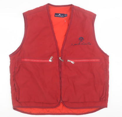 Mens UK Size M North Sails Red Bodywarmer