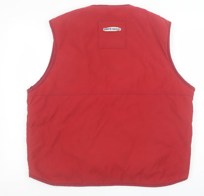 Mens UK Size M North Sails Red Bodywarmer