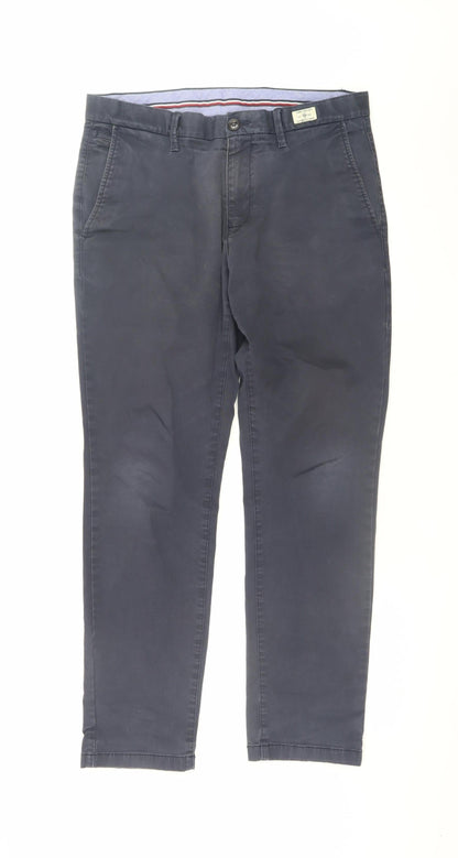 Tommy Hilfiger Men's Blue Slim Fit Chino Trousers 32/30