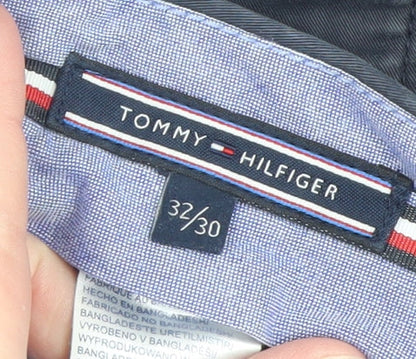 Tommy Hilfiger Men's Blue Slim Fit Chino Trousers 32/30