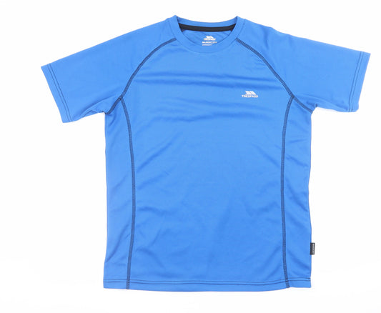 Mens UK Size S Trespass Blue Running & JoggingGym & TrainingHikingWalking T-Shir