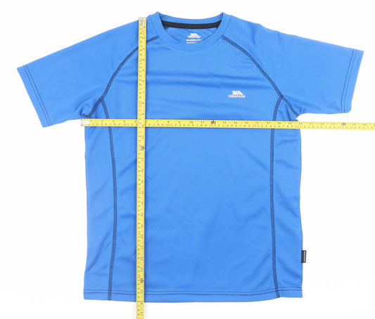 Mens UK Size S Trespass Blue Running & JoggingGym & TrainingHikingWalking T-Shir