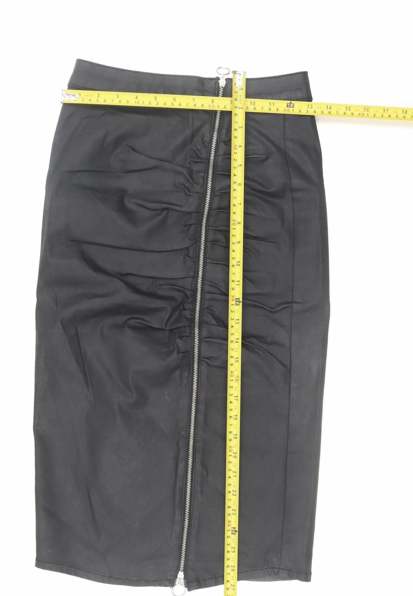 Womens UK Size XS Zara Straight & Pencil Twill Skirt