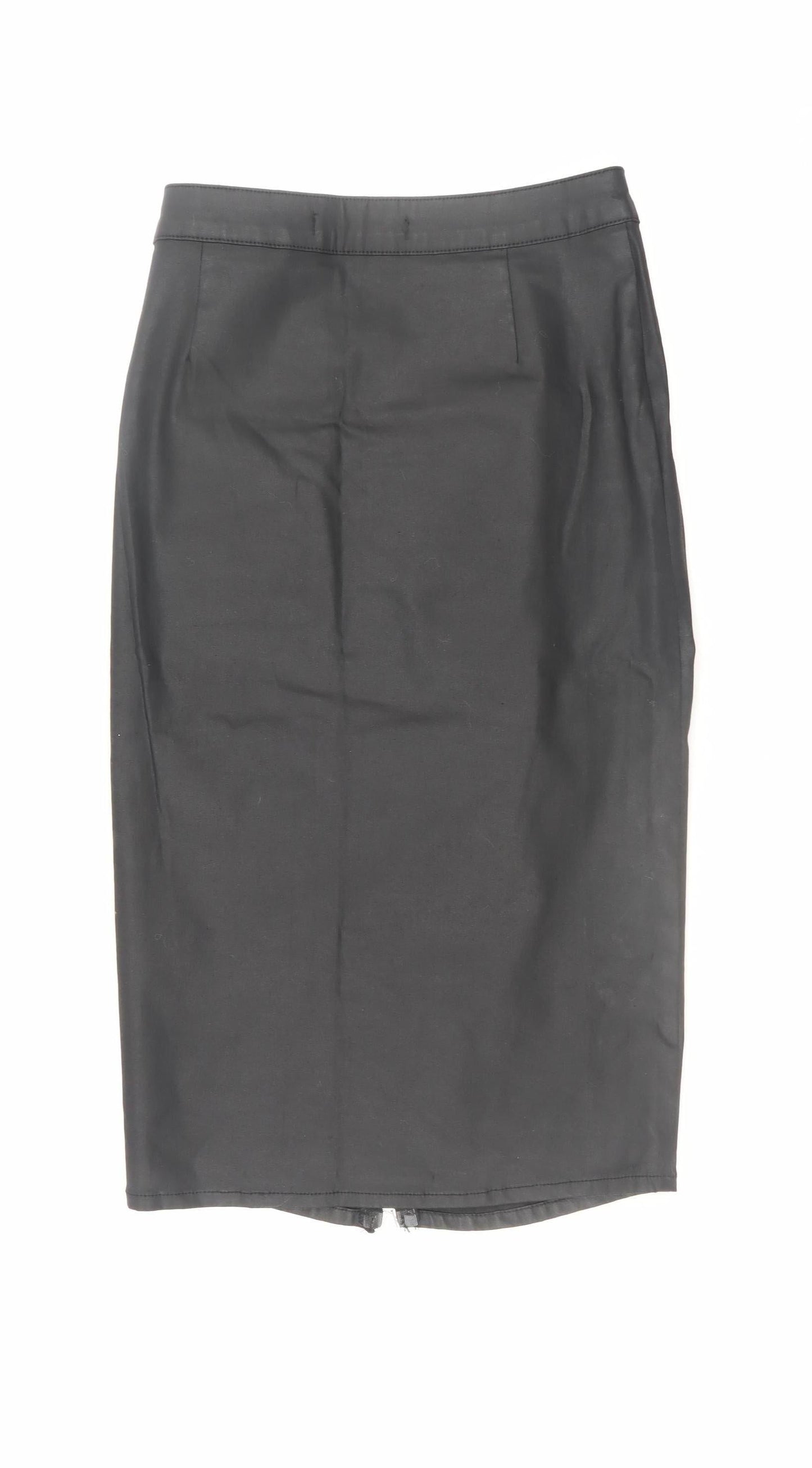 Womens UK Size XS Zara Straight & Pencil Twill Skirt
