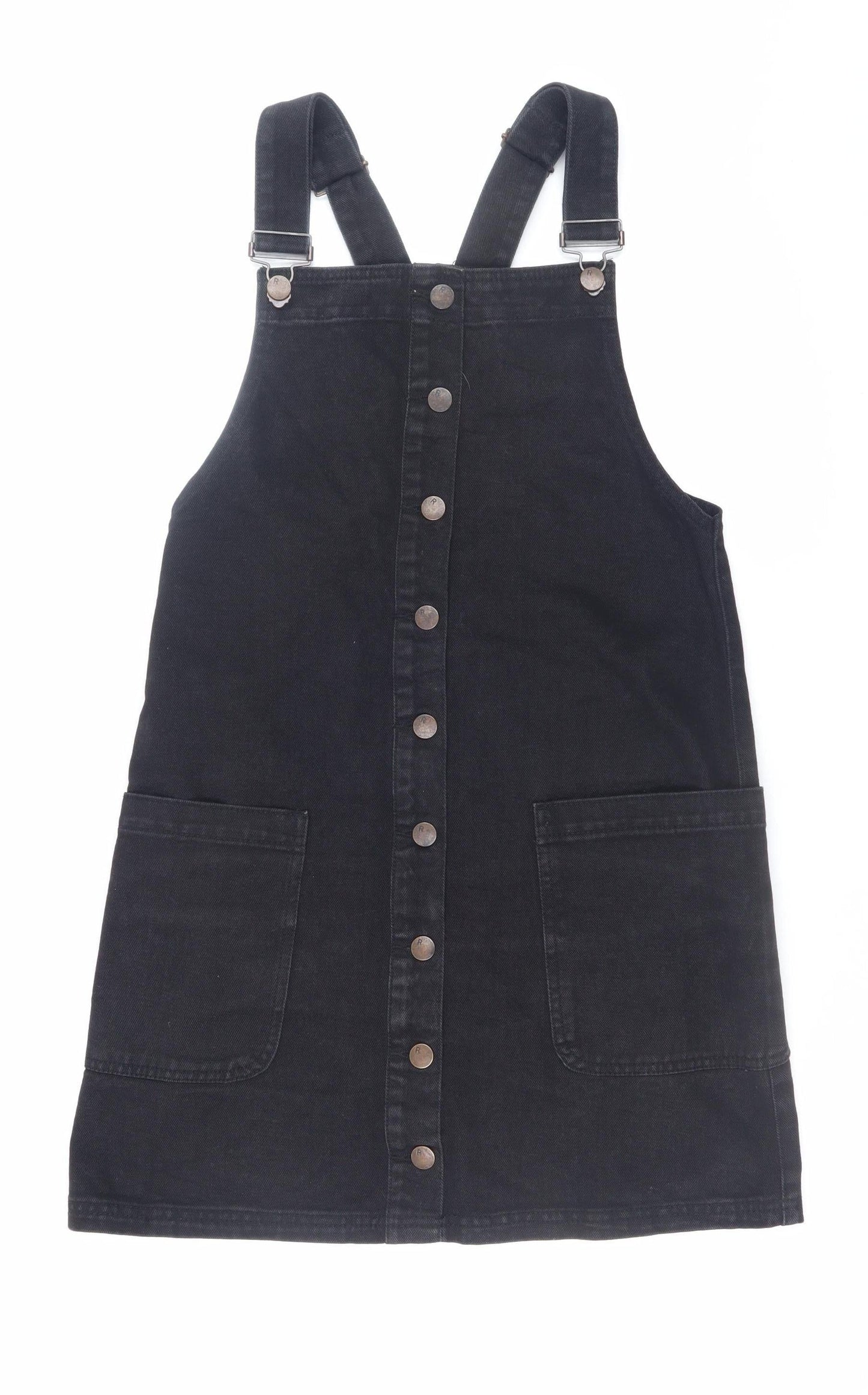Womens UK Size 10 Red Herring Pinafore/Dungaree Dress