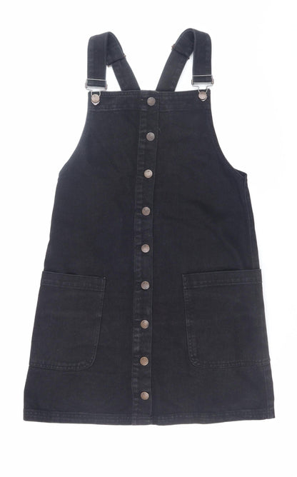 Womens UK Size 10 Red Herring Pinafore/Dungaree Dress