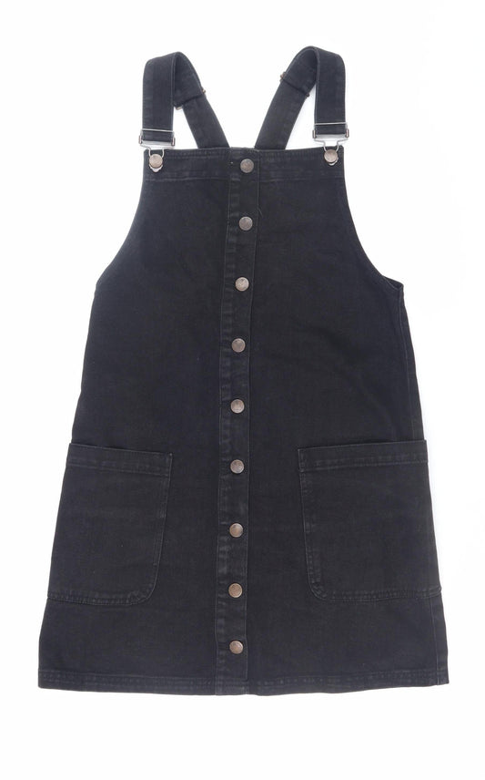 Womens UK Size 10 Red Herring Pinafore/Dungaree Dress