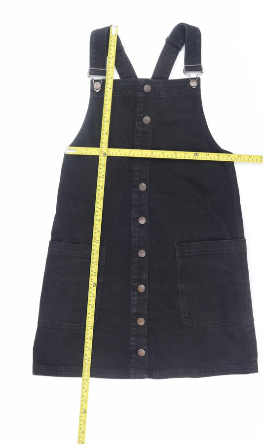 Womens UK Size 10 Red Herring Pinafore/Dungaree Dress