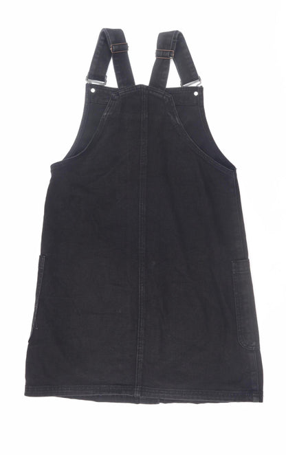 Womens UK Size 10 Red Herring Pinafore/Dungaree Dress