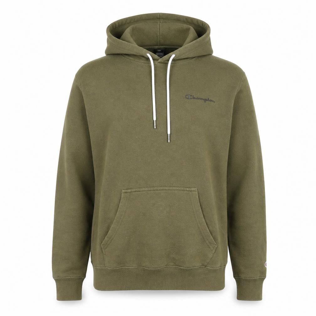 Mens UK Size S Champion Green Pullover Hoodie