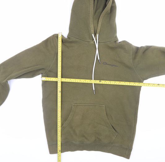 Mens UK Size S Champion Green Pullover Hoodie
