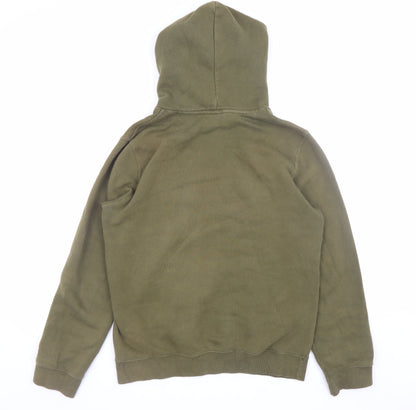 Mens UK Size S Champion Green Pullover Hoodie