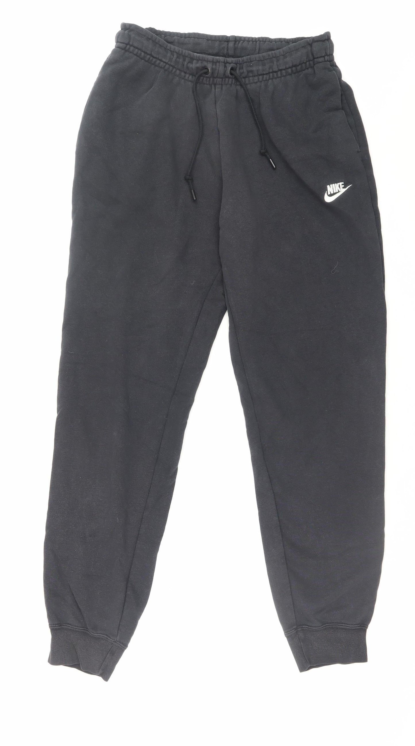 Mens UK Size S Nike Regular Fit Sweatpants Black Trousers
