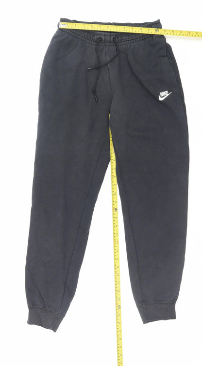 Mens UK Size S Nike Regular Fit Sweatpants Black Trousers