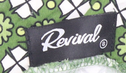 Womens UK Size 8 Revival Fit & Flare Dress