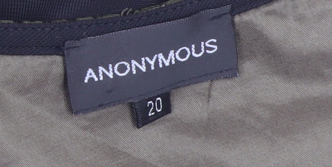 Womens UK Size 20 Anonymous Shift Dress