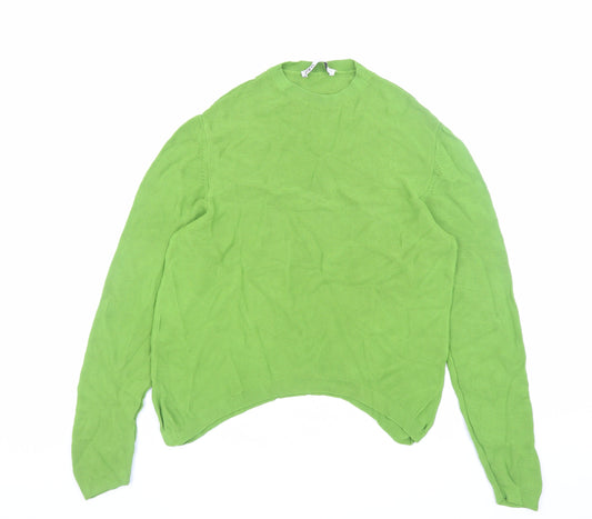 Womens UK Size 12 Zara Green Pullover Jumper