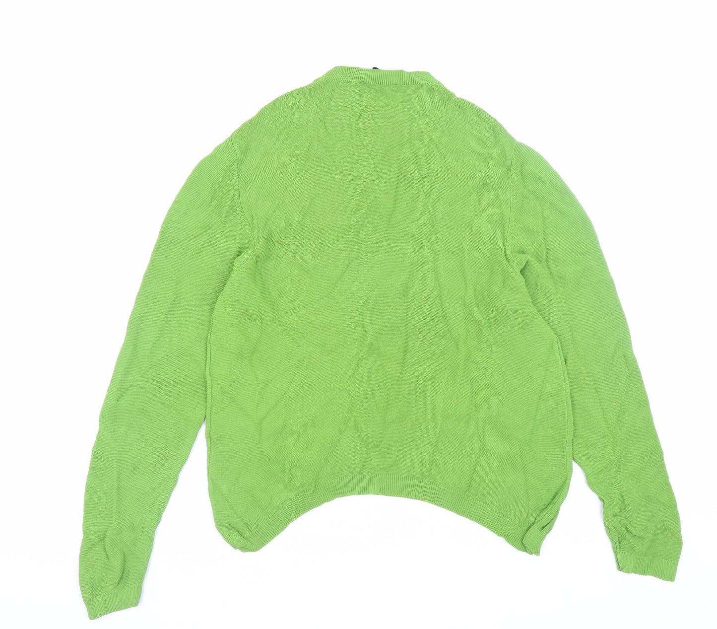 Womens UK Size 12 Zara Green Pullover Jumper