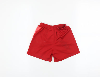 Nike Boys Red Liverpool FC XL Athletic Shorts 122-128cm Polyester