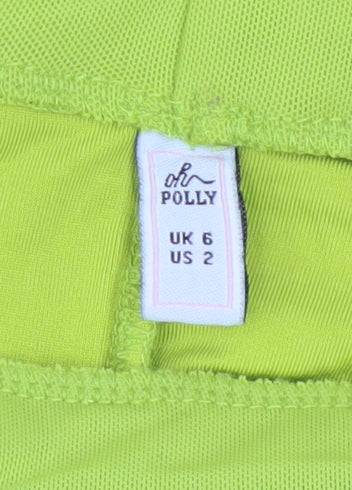 Womens UK Size 6 Oh Polly Straight & Pencil Jersey Skirt