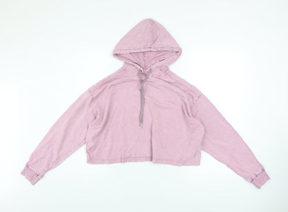 Womens UK Size 6 ASOS Design Pink Pullover Hoodie