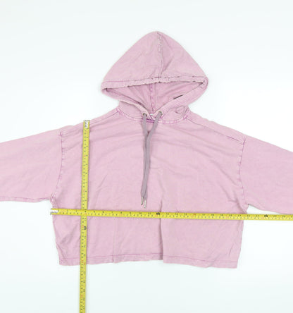 Womens UK Size 6 ASOS Design Pink Pullover Hoodie