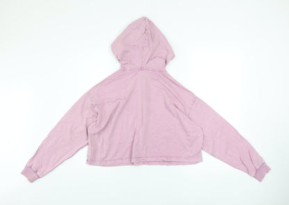 Womens UK Size 6 ASOS Design Pink Pullover Hoodie