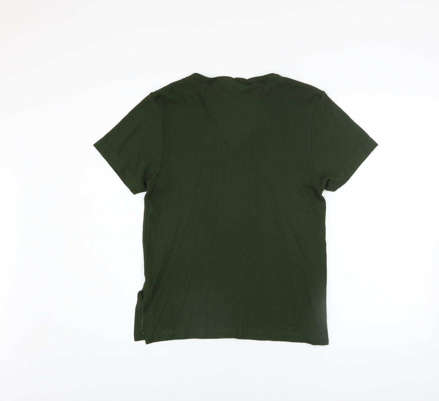 Womens UK Size M Kaliko Green Basic T-Shirt