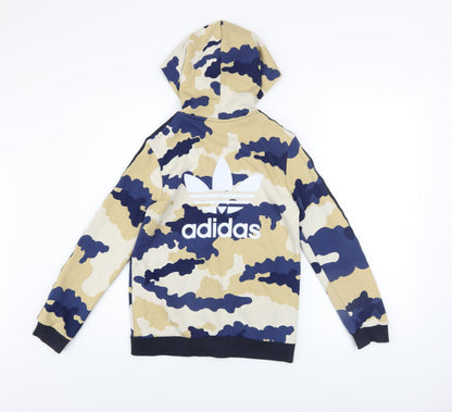 Boys UK Size 11-12 Years adidas Multicoloured Full Zip Hoodie
