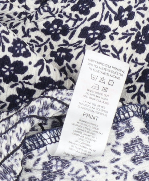 Womens UK Size 12 Savida Blue Tunic Blouse