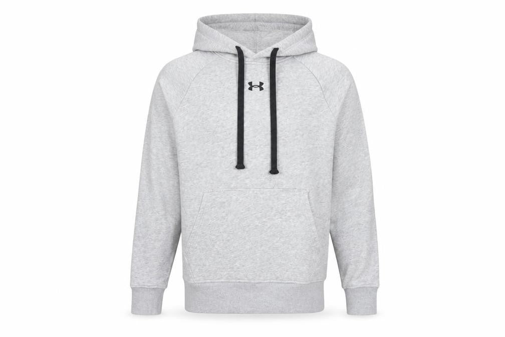 Mens UK Size S Under armour Grey Pullover Hoodie
