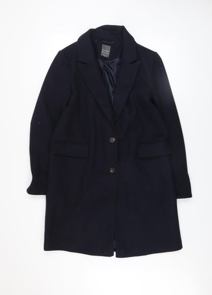 Womens UK Size 12 Primark Black Overcoat