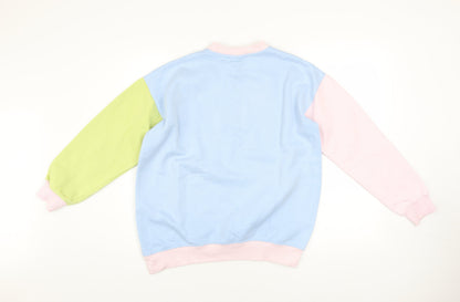 Womens UK Size 6 Daisy Street Multicoloured Pullover Sweatshirt