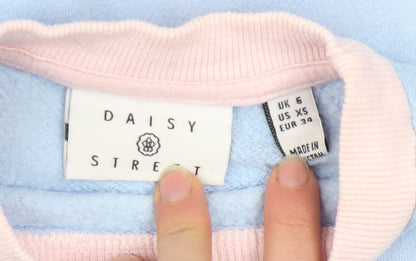 Womens UK Size 6 Daisy Street Multicoloured Pullover Sweatshirt