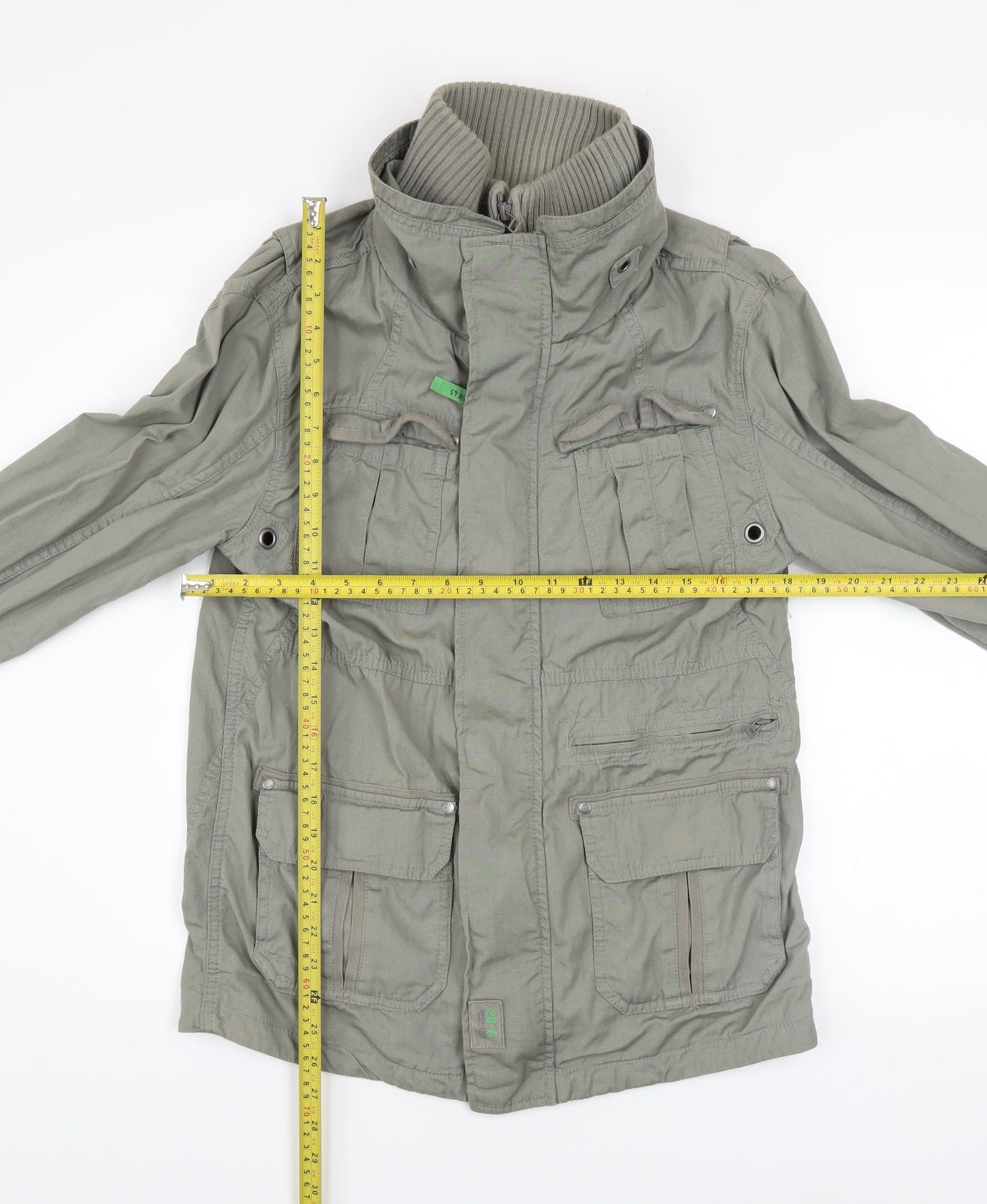 Boys UK Size 12 Years NEXT Green Military Jacket