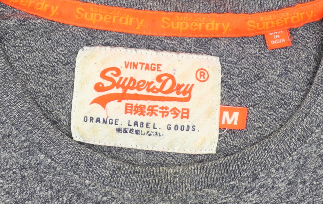 Mens UK Size M Superdry Grey  T-Shirt