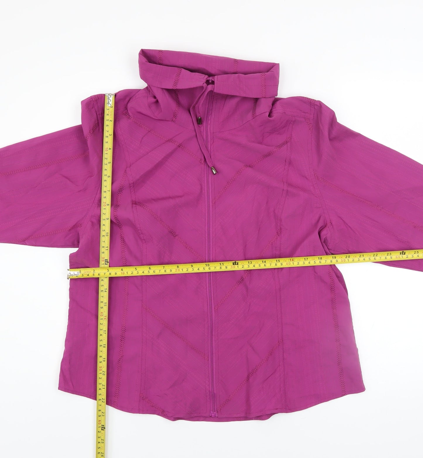 Womens UK Size 16 Jensen Purple Basic Jacket