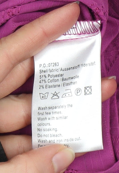 Womens UK Size 16 Jensen Purple Basic Jacket