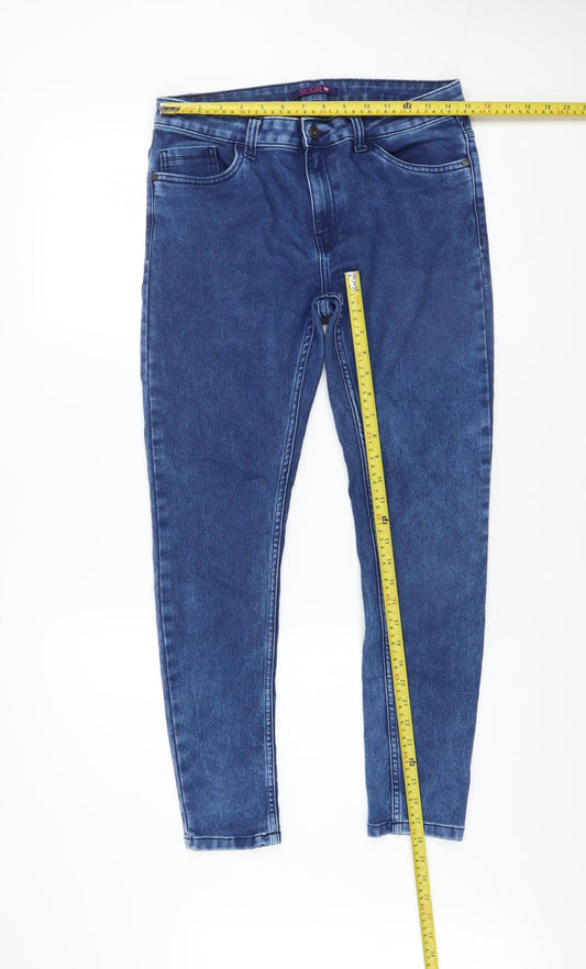 Womens UK Size 32 SUGR Slim Fit Skinny Blue Jeans
