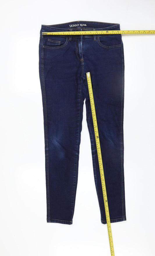 Next Women’s Blue Skinny Jeans UK 10 Slim Fit Denim
